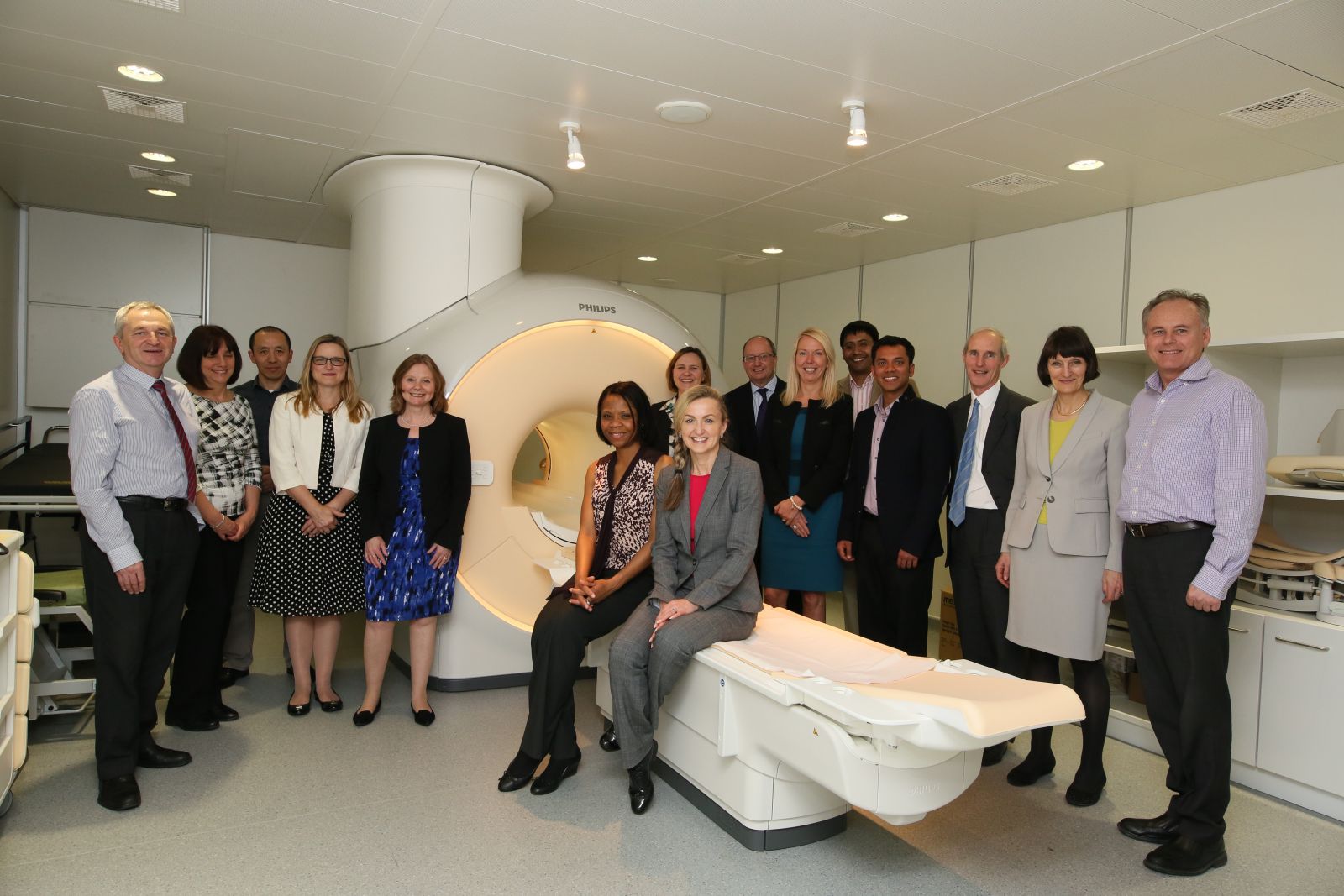 launch of the new MRI scanner at Parkside Hospital